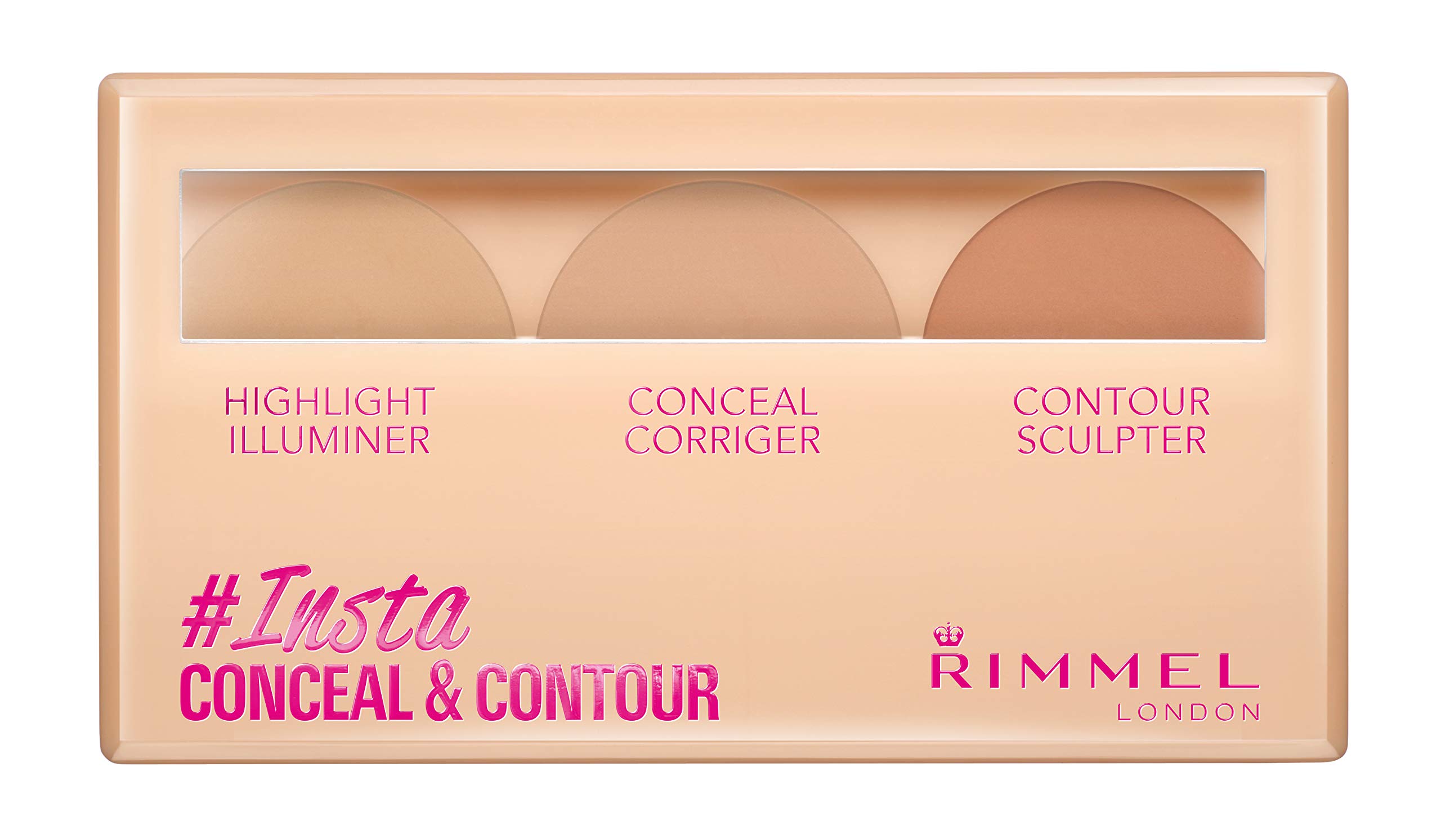 Rimmel London Insta Number 1 Conceal and Contour Palette, 7 g, Light