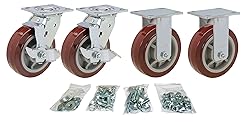 Toolbox Caster Set | 6" Polyurethane for