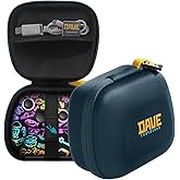 FUNLAB Carrying Case for Nintendo Switch 2 Pro Controller/Xbox Controller, Protective Travel Case with Hard Shell Ballistic Nylon and EVA Material, Dave the Diver Official Licensed - Blue