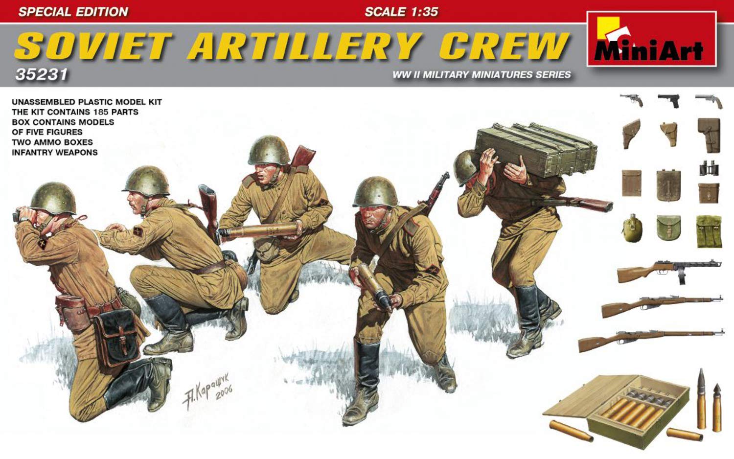 Miniart 1:35 - Soviet Artillery Crew Special Edition