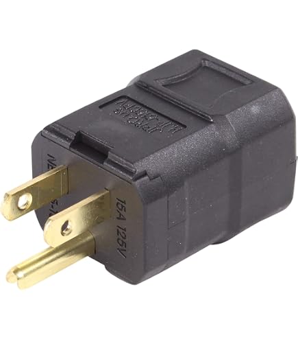Journeyman-Pro Clamshell Plug & Connector Set - 15 Amp 125V, NEMA 5-15P + 5-15C, Commercial Grade PVC - View #3