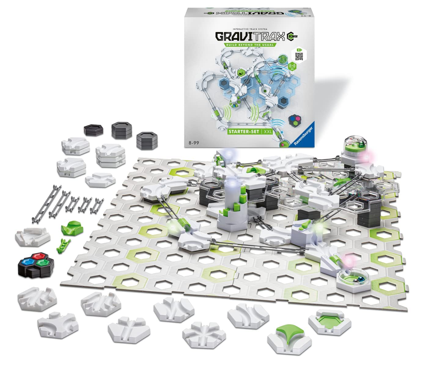 Ravensburger GraviTrax Power Starter Set XXL - Gravity & Magnetic Marble Game - Challenging STEM Toy for Kids - Brain-Building, Educational Gift - Critical Thinking & Problem Solving - Age 8+