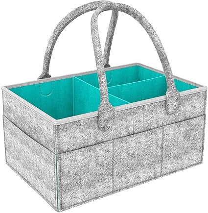 Panier De Rangement Pour Bebe En Feutre Organisateur De Couche Pliable Panier De Rangement Avec Compartiment Amovible Pour Chambre De Bebe Creche Voyage En Voiture Amazon Fr Bebes Puericulture