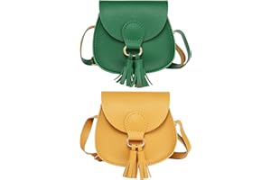 SOTOGO 2 Pieces Little Girls Purses Toddler Crossbody Purse Princess Purses Handbags Cute Girl Wallets Mini Shoulder Crossbody Bags for Kids