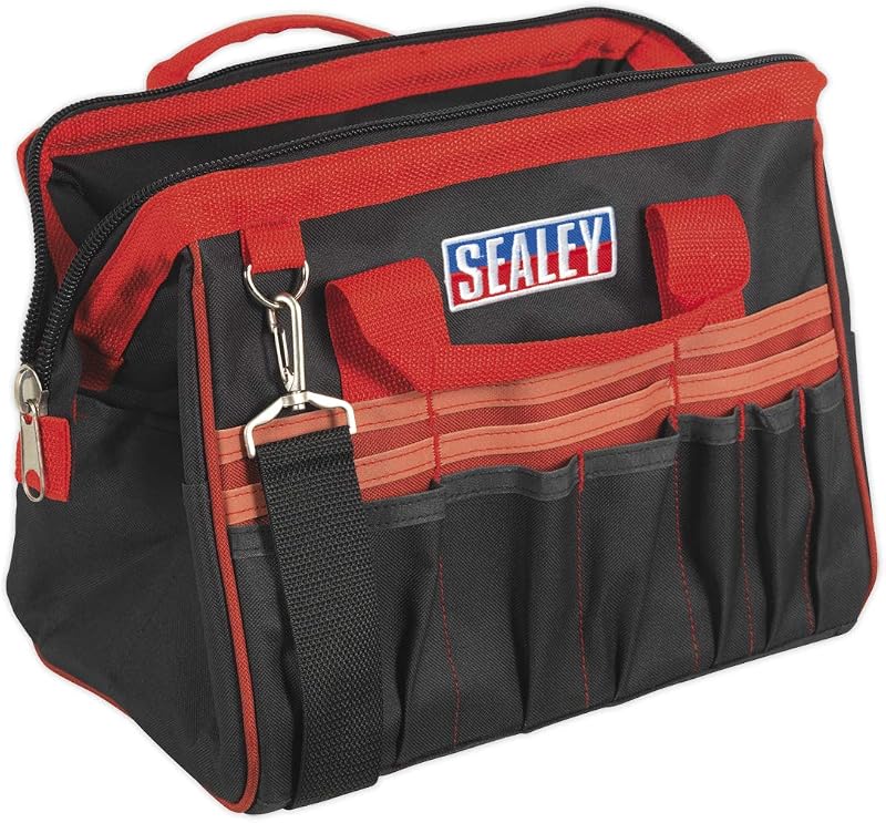 Sealey AP301 300mm Tool Bag Multi Pocket Heavy Duty Organiser Shoulder Strap