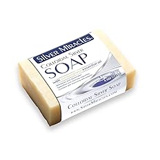 Colloidal silver soap bar close-up