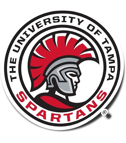 University Of Tampa Sticker Pack - 4 Officially Licensed Vinyl Decals For Laptop, Water Bottle & Car