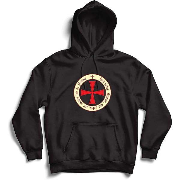 Amazon.com: lepni.me Hoodie Sweatshirt The Knight Templar Red