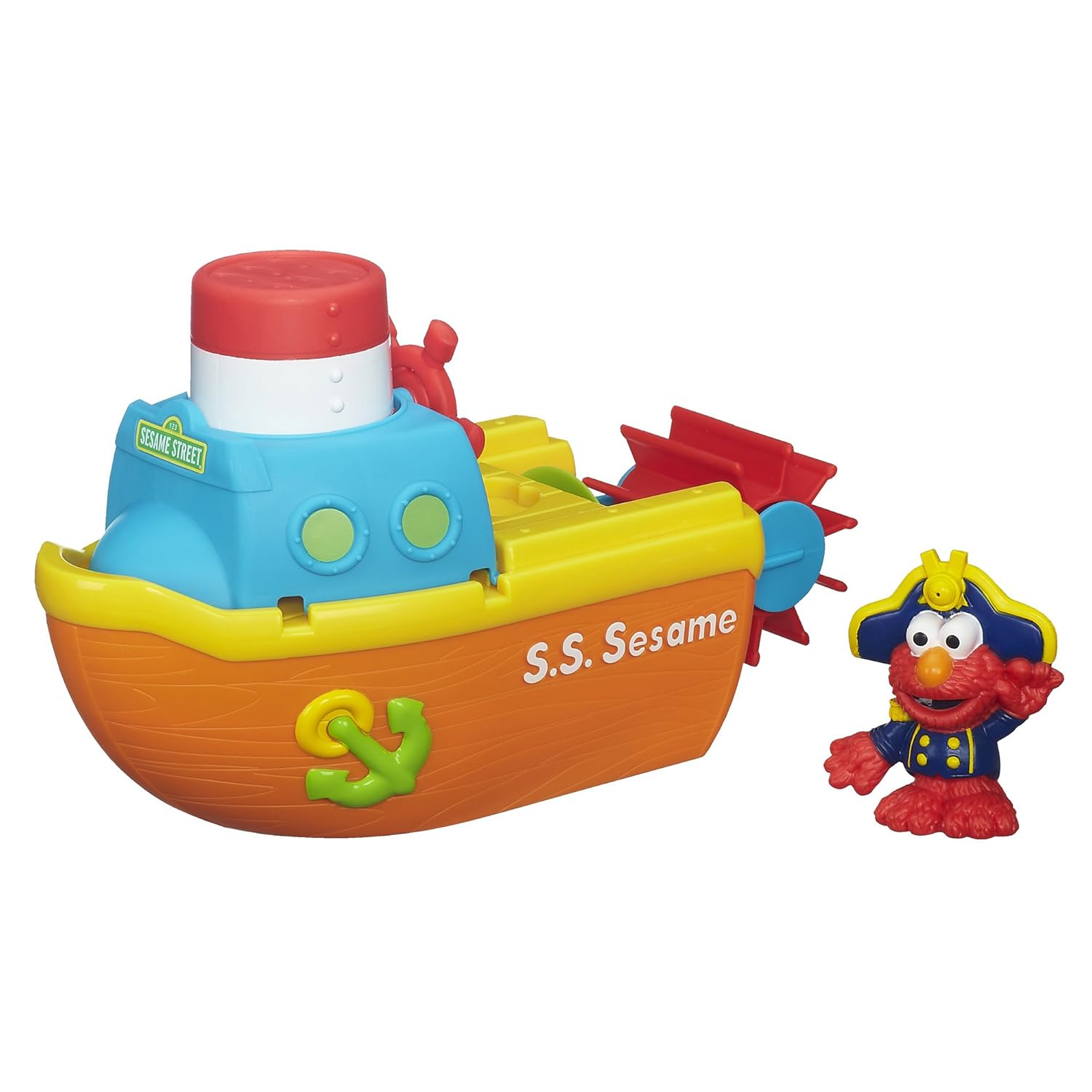 Sesame Street Elmo Bath Steamboat Toy