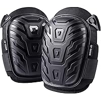 CE' CERDR Professional Knee Pads for Work - Heavy Duty Foam Padding Kneepads for Construction, Gardening, Flooring with Comfo