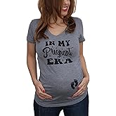 in My Pregnant Era Womens Maternity Shirt - Pregnancy Announcement Shirts, Funny Gifts for Expecting Moms