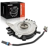 A-Premium Ignition Distributor with Cap and Rotor, V8 Engine, 4+2 Blade | Compatible with Chevrolet Camaro, Impala, Caprice, Corvette &amp; Pontiac Firebird &amp; Buick Roadmaster &amp; Cadillac Fleetwood