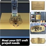 Uadme Laser Engraving Materials Metal Looking Plastic Sheets 4 Pack 30x20cm view 6