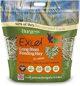 Excel Burgess Long Stem Feeding Hay Transparent 1 kg Pack of 1 view 1
