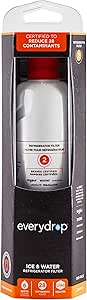 Everydrop by Whirlpool Ice and Water Refrigerator Filter 2, EDR2RXD1, Single-Pack
