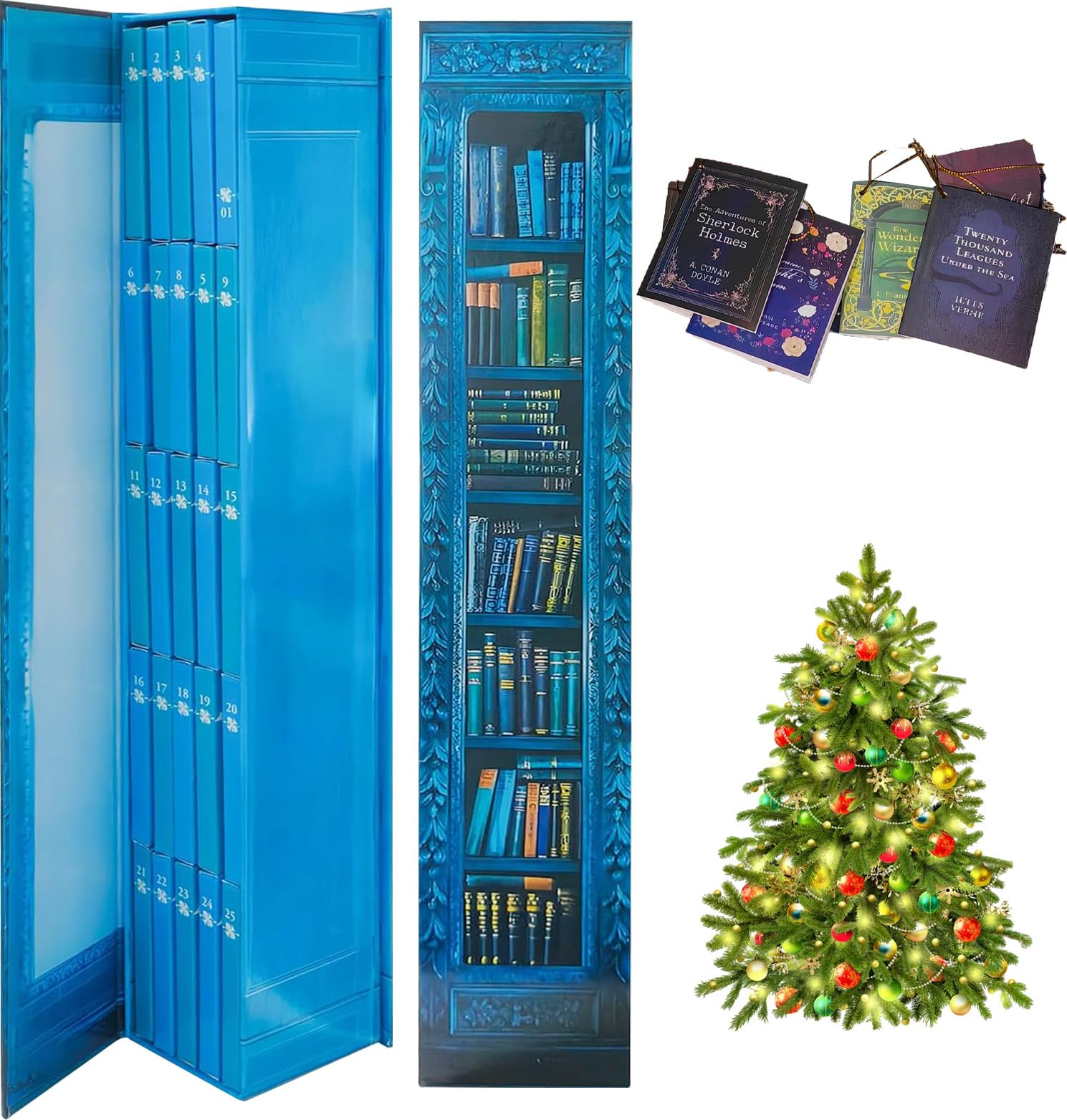 Photo 1 of Qoieua Mini Book Ornament Advent Calendar 2025