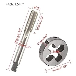 M12 x 1.5mm HSS Metric Tap And Die Set Thread Tap
