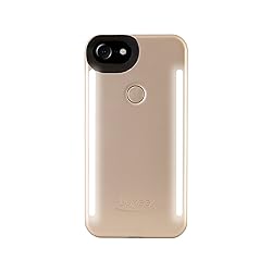LuMee Duo Phone Case, Gold Matte | Front & Back LED