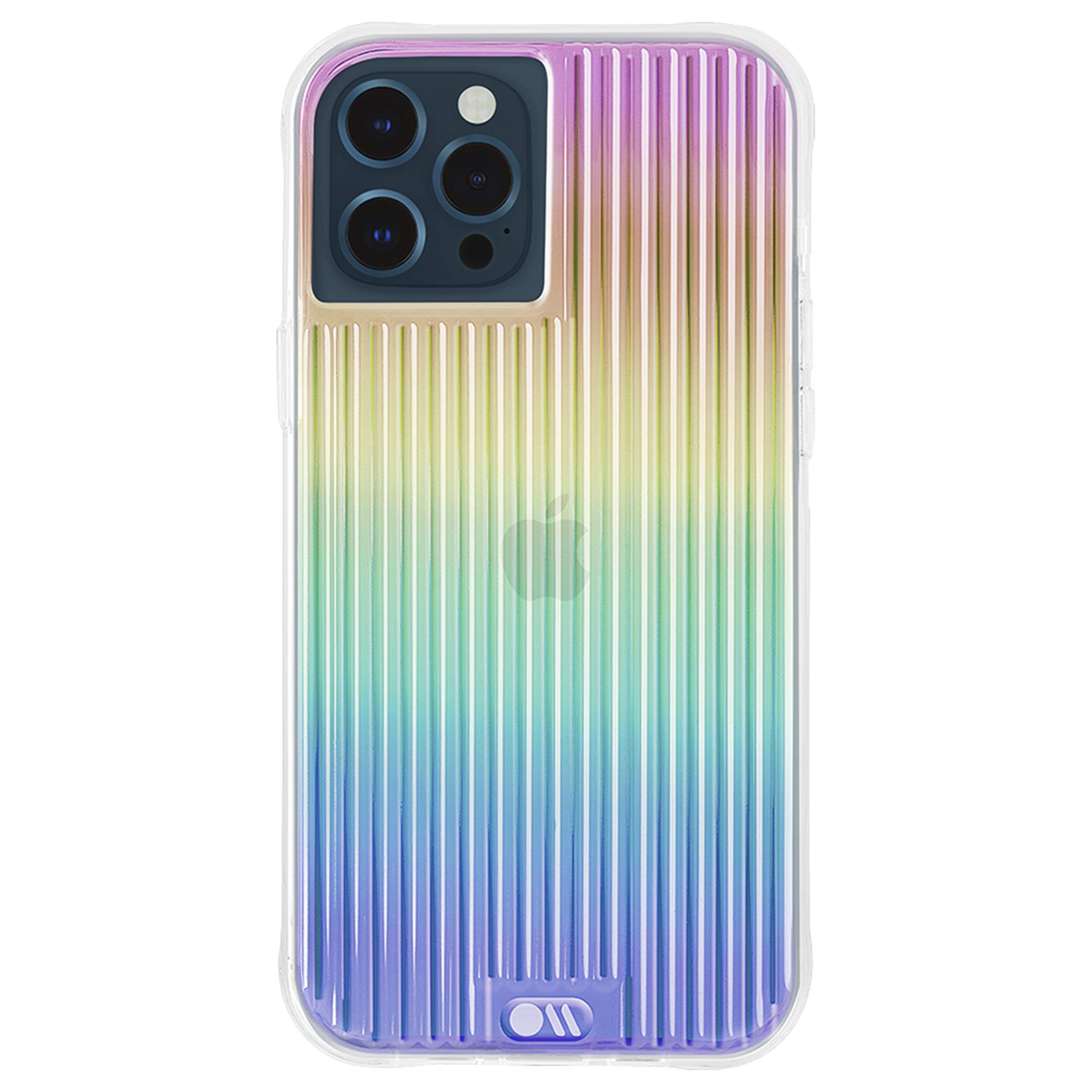CASE-MATE iPhone 12 / iPhone 12 Pro Tough Groove - Iridescent with Micropel