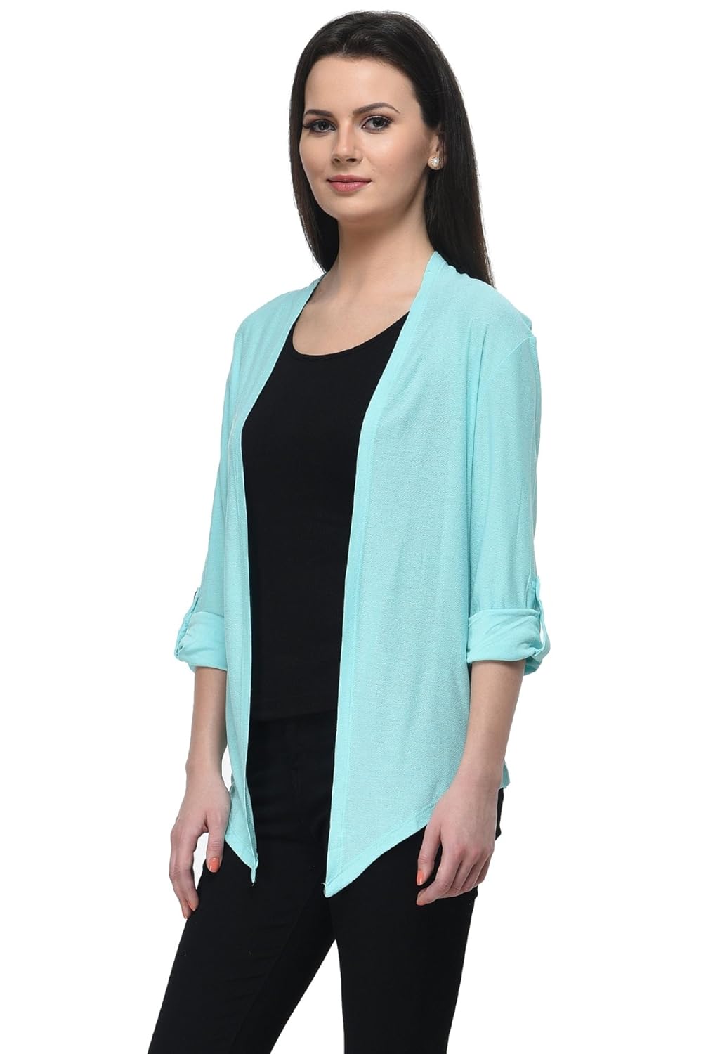 frenchtrendz women viscose crepe shrug