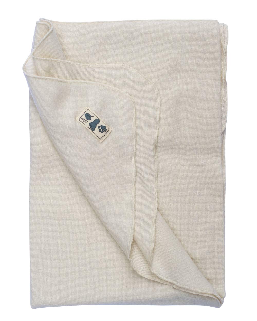 Lilano, Light Merino / Silk Baby Blanket, 70% Wool (KBA), 30% Silk, 200 g/m², natural, One size