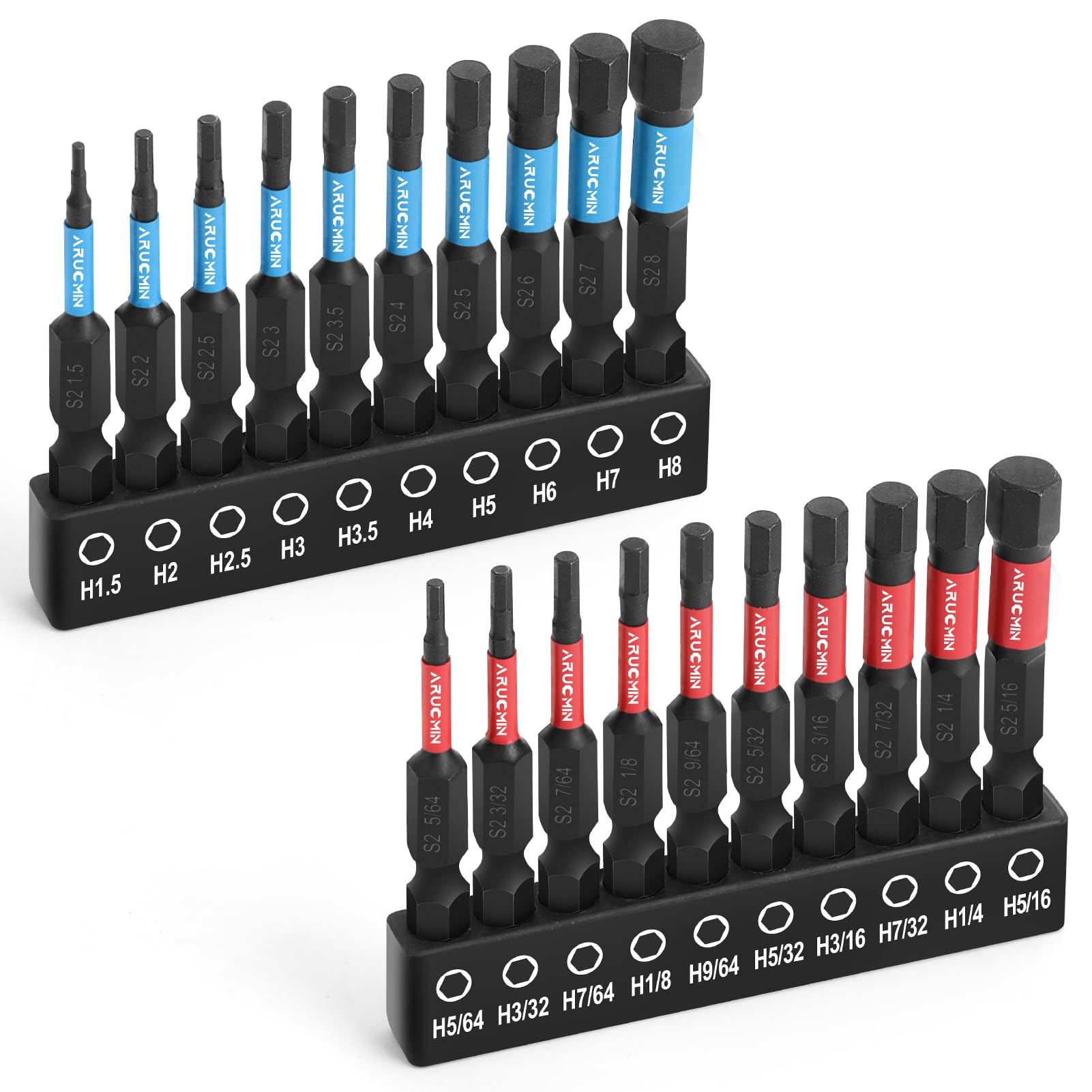 Set De 20 Embouts Brueder Tools M 298 - 1/4 Pouce, Qualité Mannesmann, Rangement Sur Carte Skin