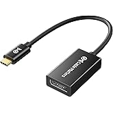 Cable Matters USB C to DisplayPort 1.4 Adapter with 8K@60hz, 4K@144hz and HDR Support - Thunderbolt 4 / USB4 / Thunderbolt 3 