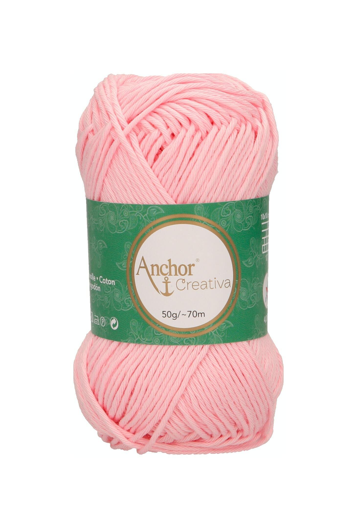 ANCHOR Creativa, Thickness: 8, Packaging: 50G, Running Length: 70M 48 Crochet Threads
