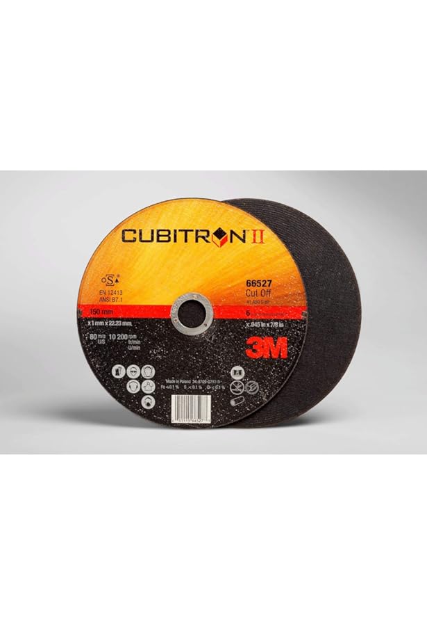 3M Cut-Off Wheel, 66541, T27, 6 in x .045 in x 7/8 in: Amazon.com 