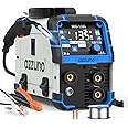 AZZUNO MIG Welder 135Amp 110V, 3 in 1 Gasless Flux Core MIG Welder/Lift TIG/Stick Welding Machine, Wire Feed Welder with Synergic Control