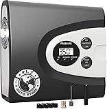 P.I. Auto Store Premium Digital Tire Inflator – Electric 12v DC Portable Auto Air Compressor. Pump to 150 Psi. With Carry Case