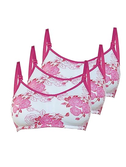 Inner Sense Organic Cotton Antimicrobial Womens Soft Nursing Bra