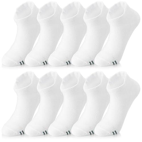 Zuimei Ankle Socks for Women, 5 Pairs No Show Ankle Socks Ladies Short Socks Cotton Ankle Socks Low Cut Trainer Socks for Running, School, Gym and Casual