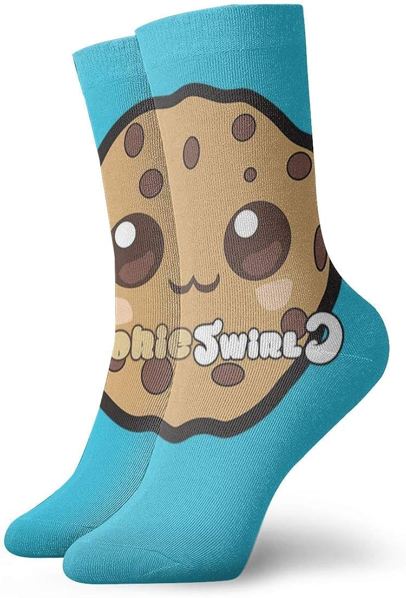 shenguang Cookie Swirl C Sock Colorful Novelty Crew Socks Funny Dress