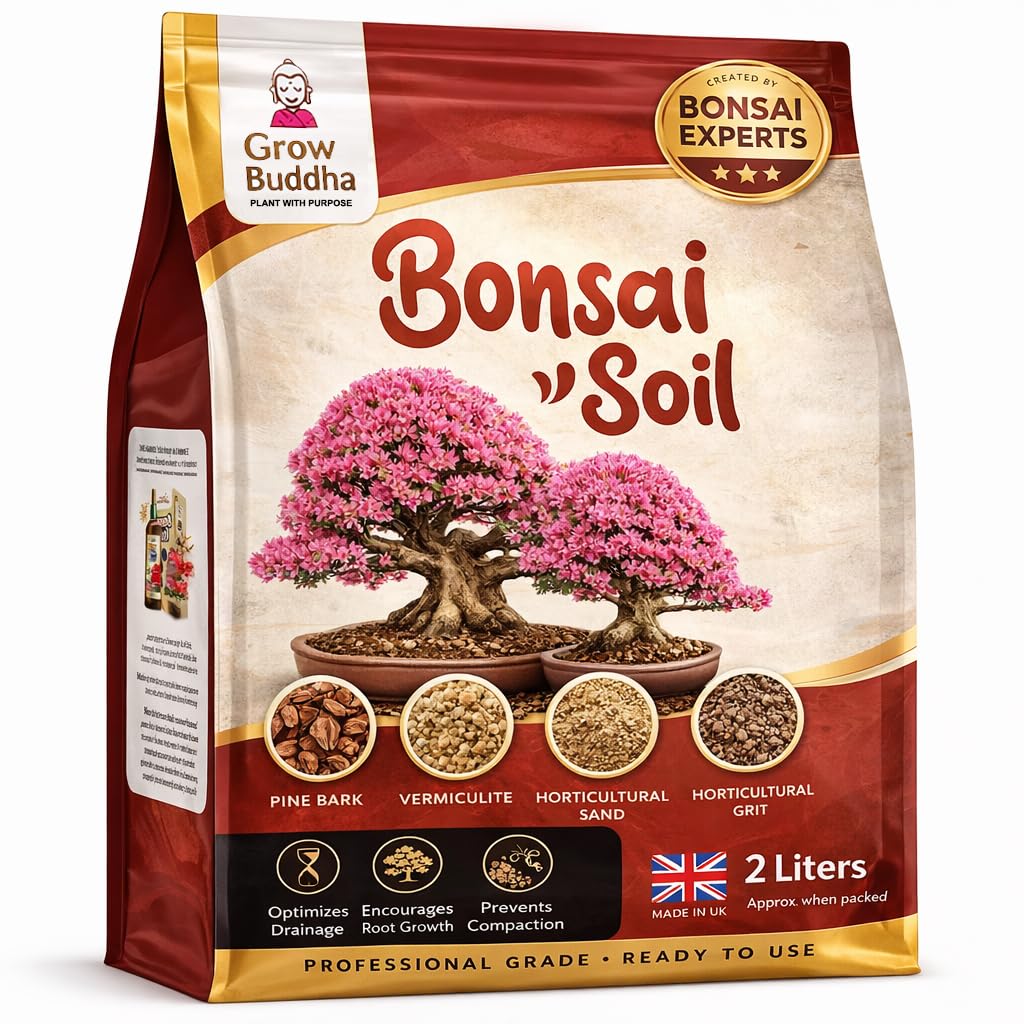Bonsai Soil compost food fertiliser medium - Grow Buddha Bonsai soil compost