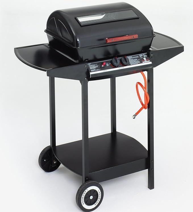 Grillchef by Landmann Lavastein Gasgrill, Schwarz, 93 x 49 x 99,5 cm