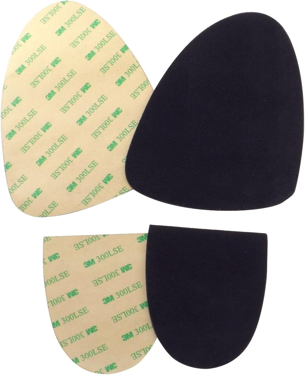 Stick-on Suede Soles with industrial-strength adhesive backing. Resole old dance shoes or turn sneakers into perfect dance shoes. [SUEDE-M, SUEDE-XL]