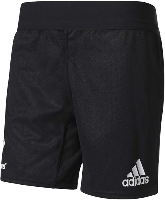 black adidas rugby shorts