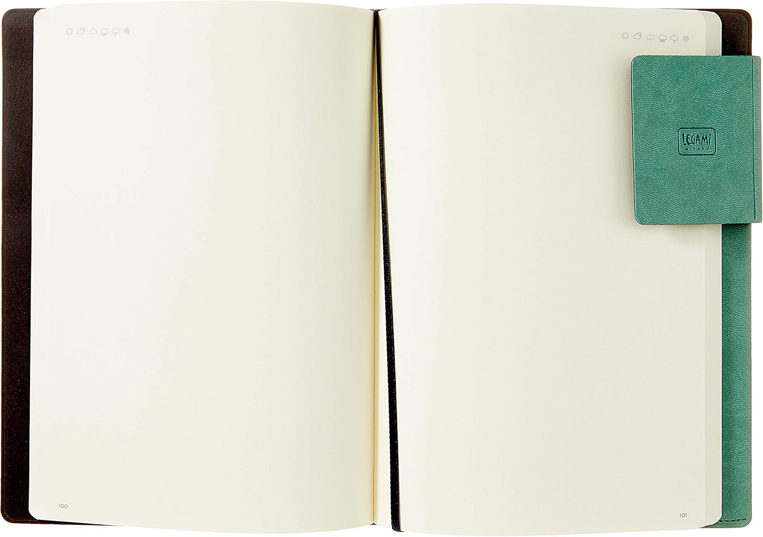 Legami MYNOT0135 Large Notebook, White Sheet, Vintage Green - Image 4