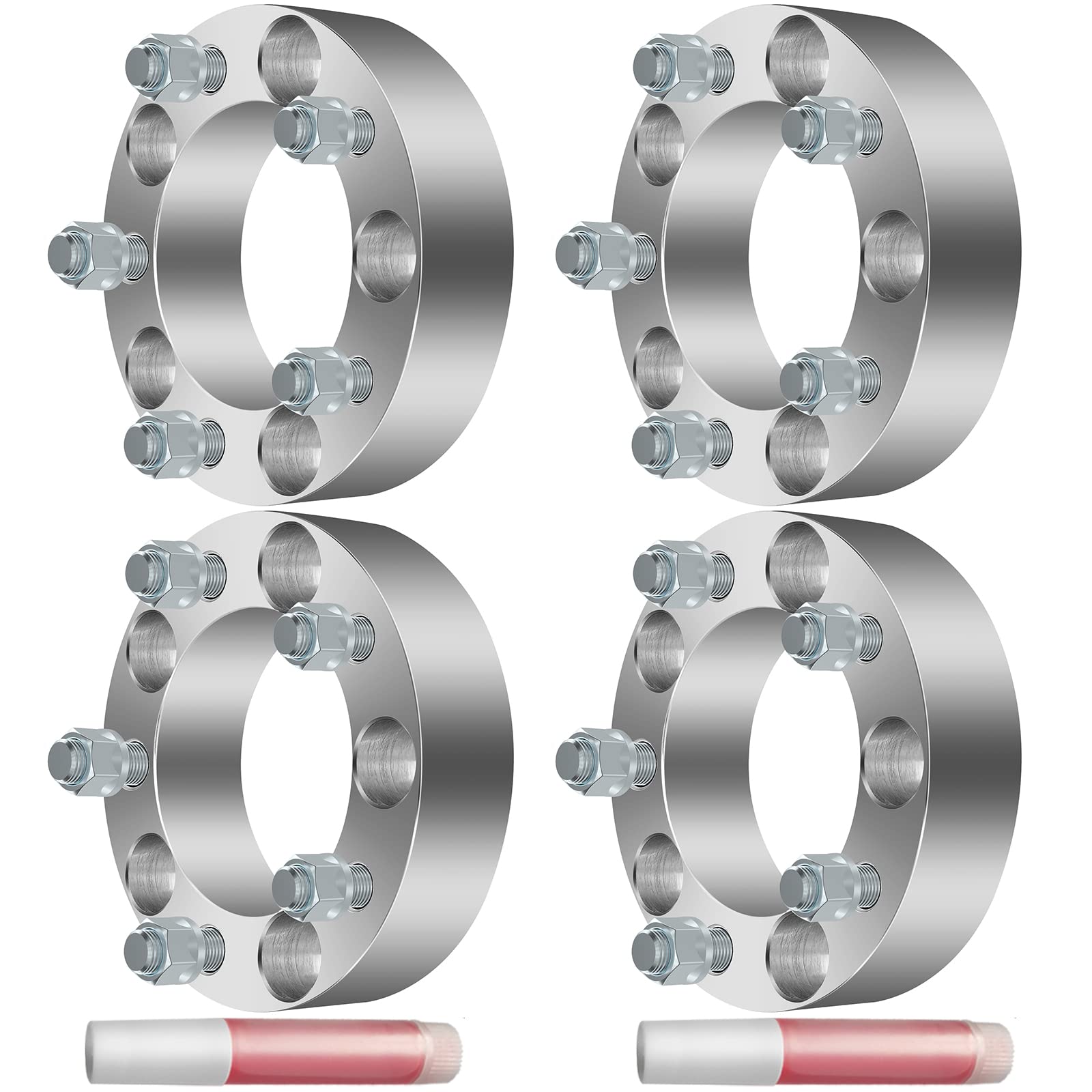 Photo 1 of GDSMOTU 4pc Wheel Spacers for 1.5" Wheel Spacers 5x5.5 with 1/2" Studs for Jeep for CJ5 CJ6 CJ7, for Ram for 1500 Van/B1500/W150, for Ford for F150/E150/Bronco, 5x139.7 108mm Wheel Adapters & Spacers