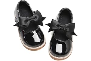 Kiderence Toddler Little Girls Mary Jane Dress Shoes School Oxford for Girls Flats