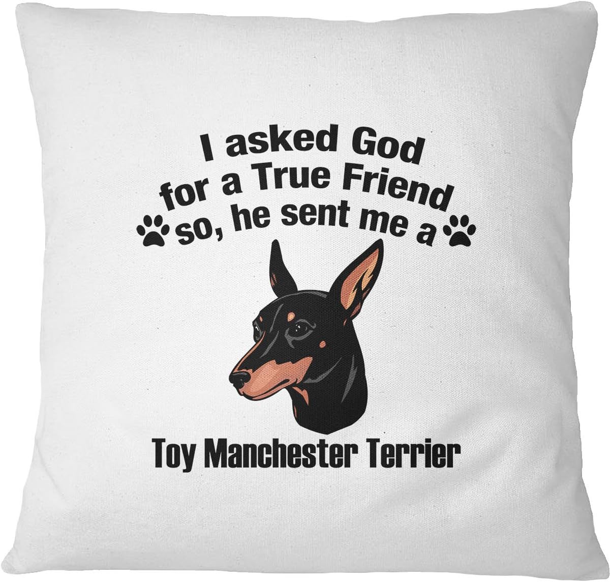 Amazon トイ マンチェスター テリア犬神asked友人ホーム装飾枕カバー14 X14 Pillow Cover Set Pilscdogpt5431 Cp 枕カバー ピローケース オンライン通販