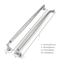 khtumeware 10 Pack 10 Inch(256mm) Polished Nickel