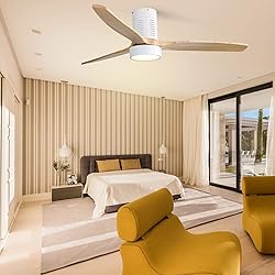 Sofucor 52 Inch Low Profile Ceiling Fans with