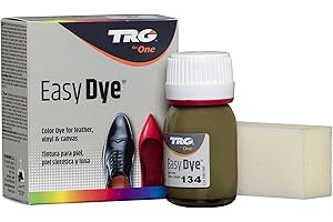 TRG The One Easy Dye, Leather Shoe Color Restore Paint, 134 Olive Green, 25 ml