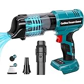 Byutrcfuy Cordless Handheld Vacuum Cleaner for Makita 18V Battery: 3-Speed Modes Portable Vacuum with 20kPa 105AW Powerful Suction for Car, Pet Hair, Home Cleaning (Tool Only)