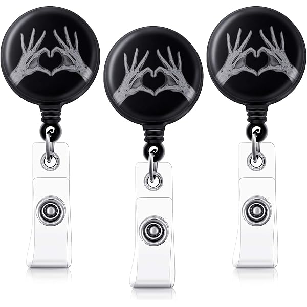 Radiology "You Pose We Expose" Funny Badge Reel - Glitter Acrylic With Metal Clip For Nurse, Doctor, X-Ray Tech