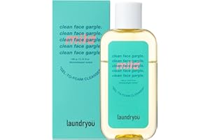 Laundryou Clean Face Gargle Gel-to-Foam Cleanser Mild 160 mL / 5.41 fl. oz | Hydrating Gentle Facial Cleanser with Pine & Lac