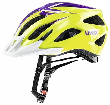 uvex Viva II Fahrradhelm (Größe: 52-57 cm, 12 scream green-violet)