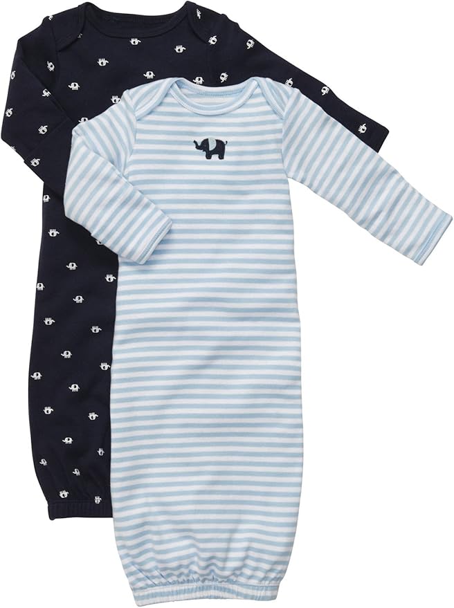 Carter's 2Pack Gown Boy Preemie Infant And Toddler